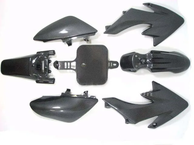 Plasty - CRF Pitbike - carbon