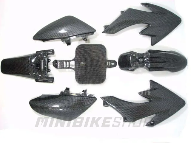 Plasty - CRF50 Pitbike - carbon