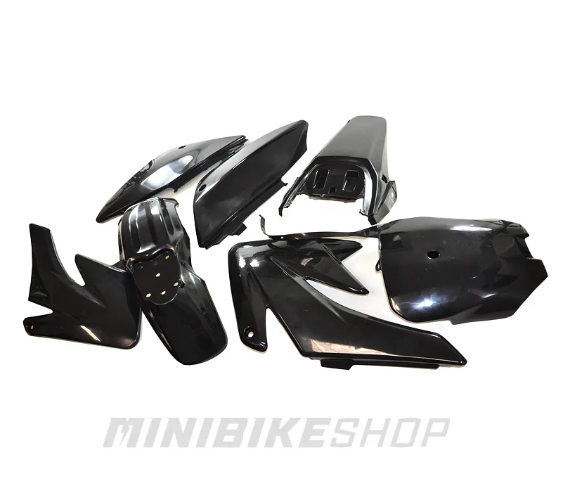 Sada plastov na pitbike CRF70 - čierne