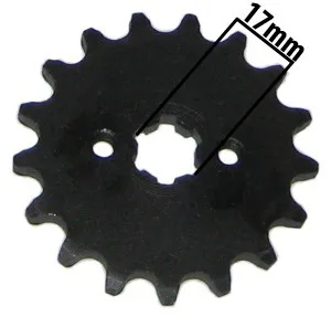 Primární ozubené kolečko CZ, typ01 (420H,16z,17mm)