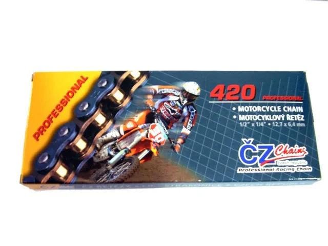 Řetěz ČZ MX 428/128 zLATÝ