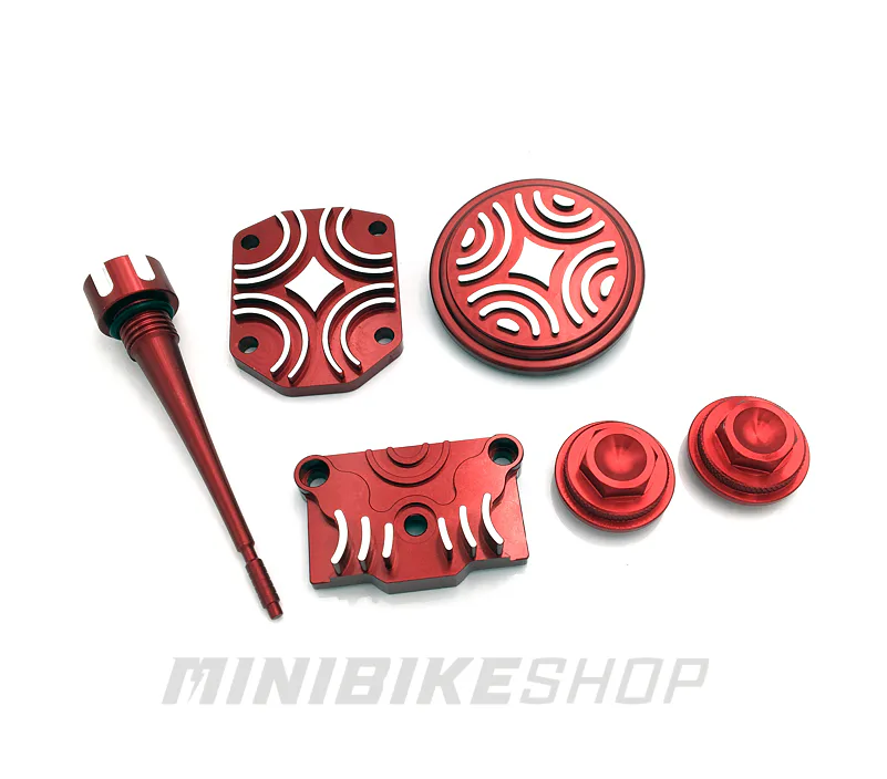 Viečka CNC + elox pre motory 110, 125 a 140cc