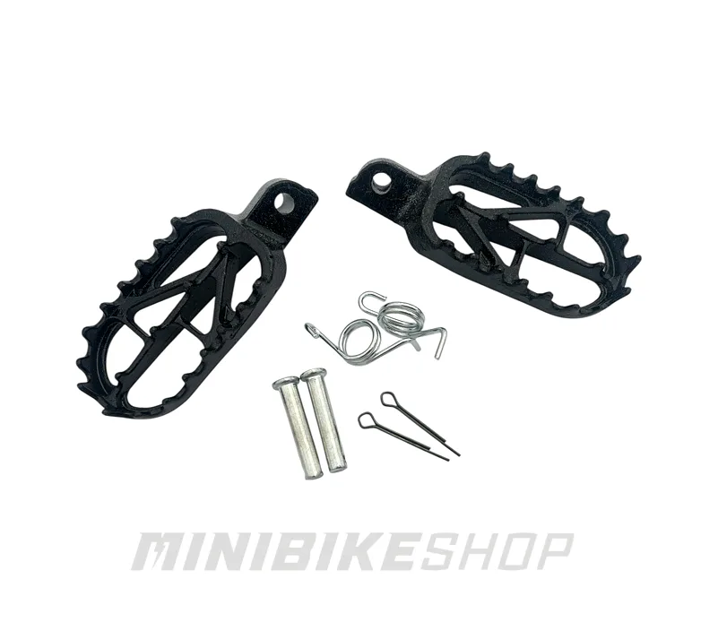 Súprava železných stúpadiel pre pitbike, typ 02