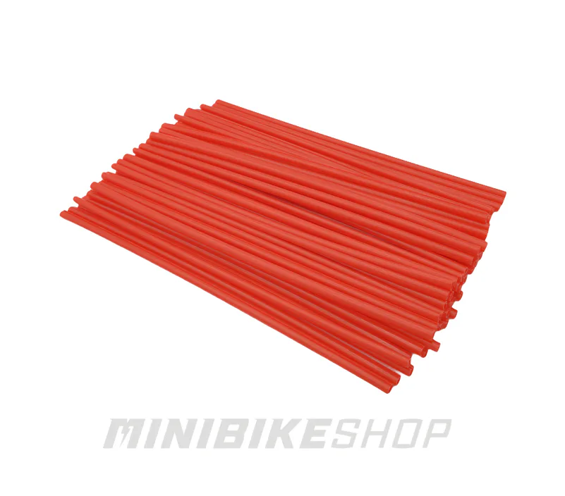 Červené návleky na špice pre pitbike