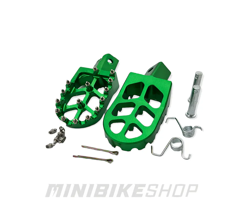CNC ALU stúpadlá PRO zelené