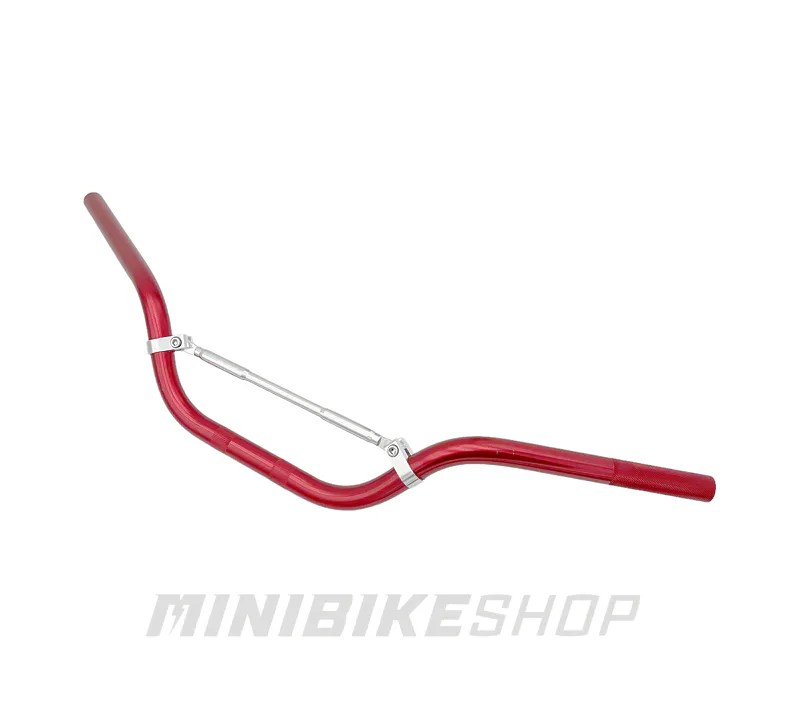 Riadidlá s hrazdou pitbike CRF50, červené