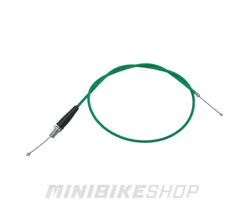 Plynové lanko pre pitbike 990 mm, výsuv 108 mm zelené