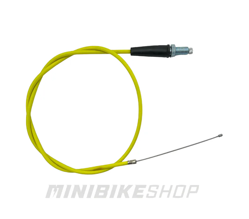 Plynové lanko pre pitbike 990mm, výsuv 108mm, žlté