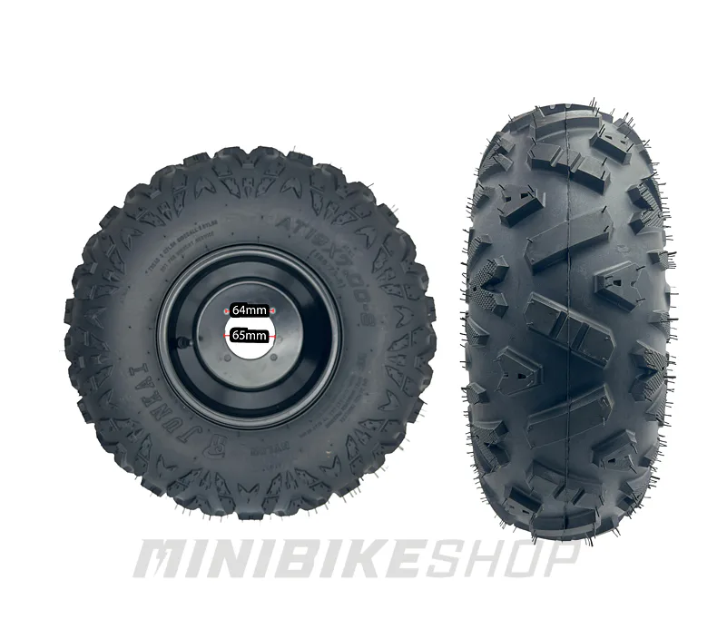 Kompletné predné koleso 8", 19x7.00-8, A-Shape 4 otvory
