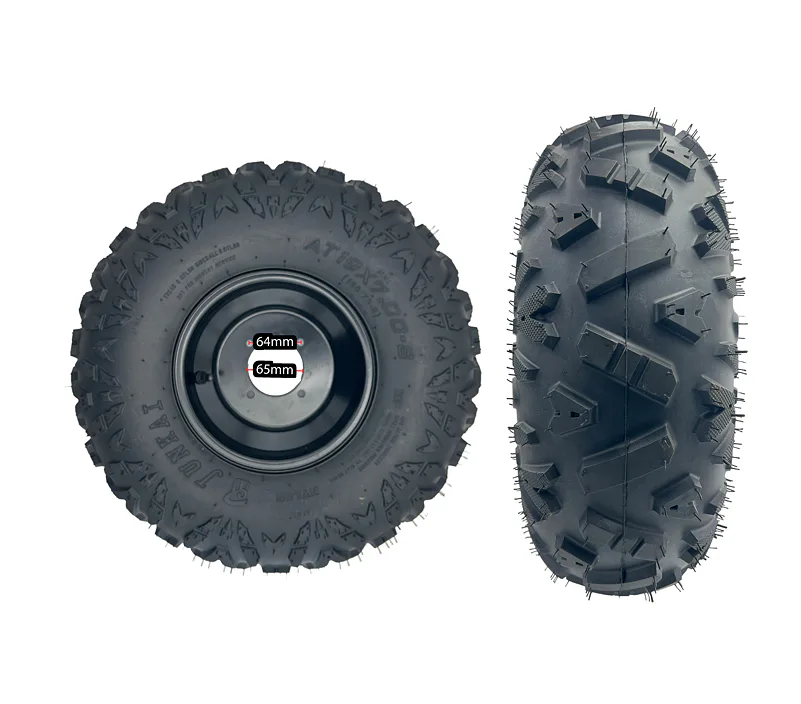Kompletní přední kolo 8", 19x7.00-8, A-Shape 4 díry