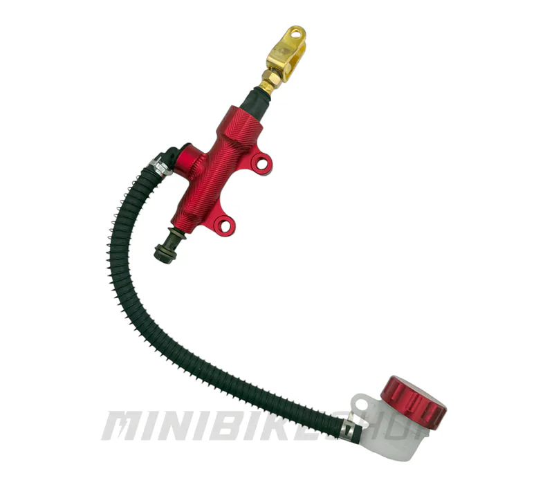 Brzdová pumpa pitbike, štvorkolka typ5, červená
