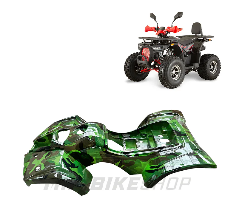 Kapotáž pre štvorkolky Hunter II – zelené camo