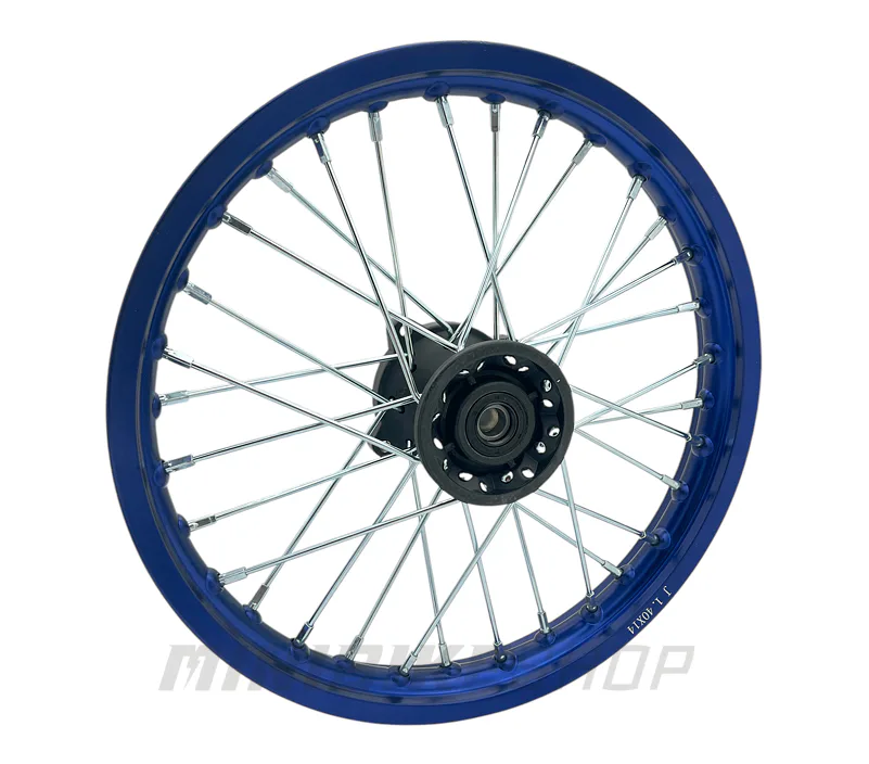 Predný ráfik na pitbike 14 palcov ALLOY modrý