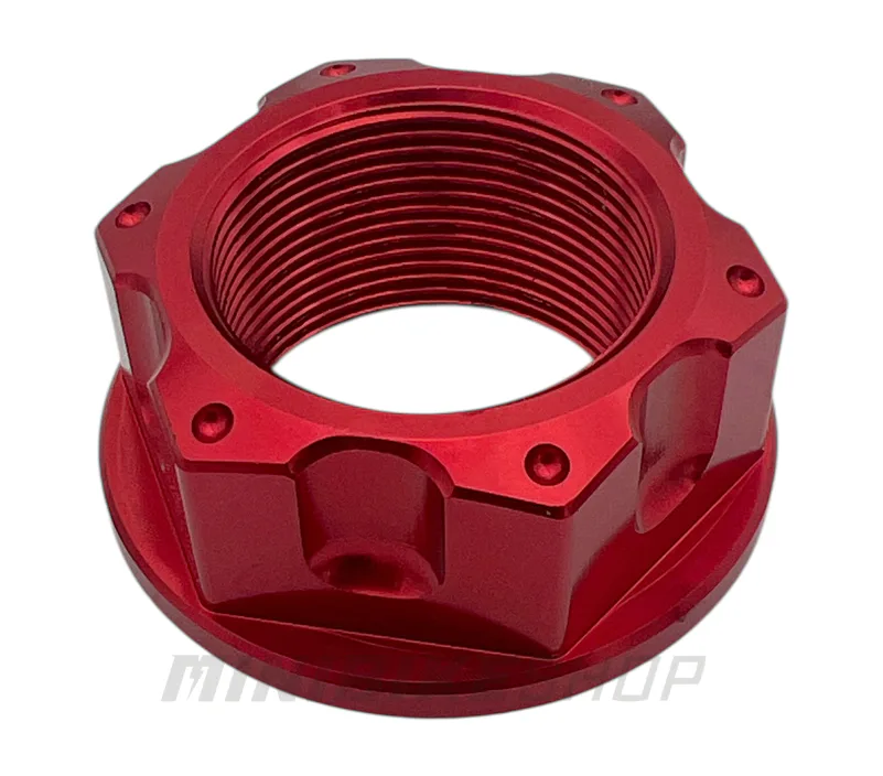 Horná CNC matica krku riadenia, červená