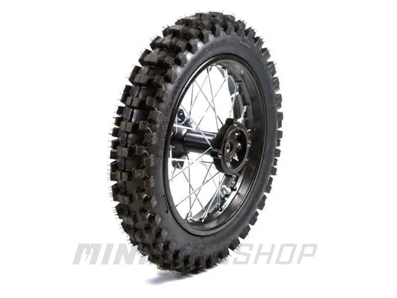 Kompletné zadné koleso 80/100-12", oska 15mm, T02