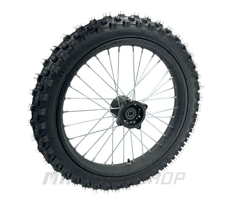 Kompletné predné koleso 70/100-17", oska 15 mm, T02