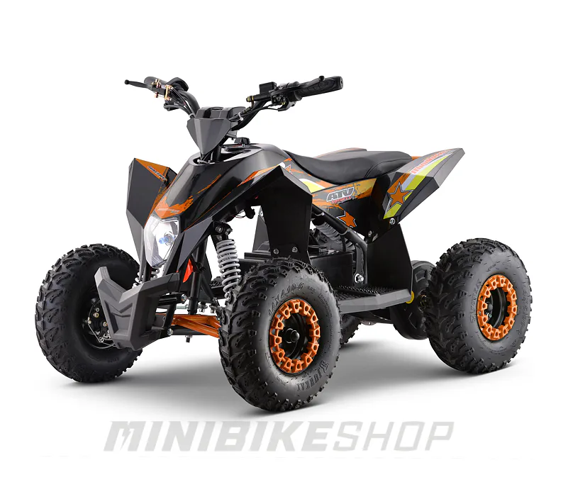 Detská elektrická štvorkolka FactoryTeam 1000W - Oranžová