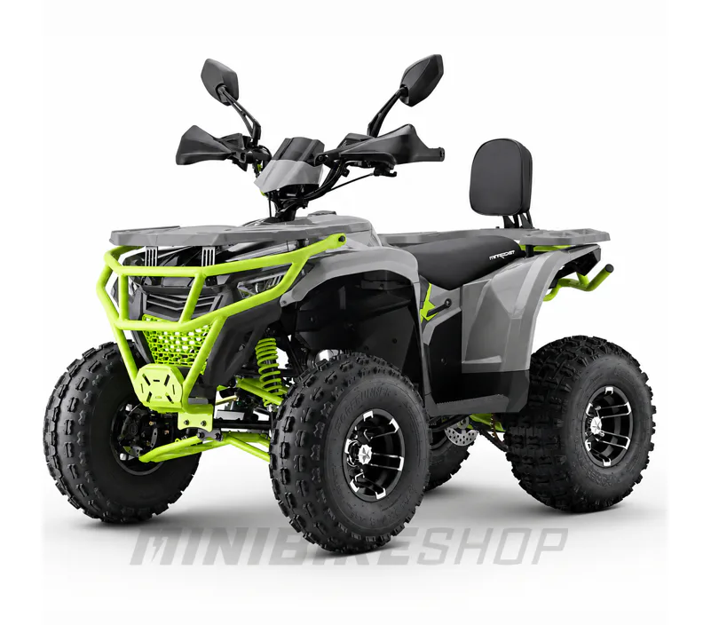 Štvorkolka MiniRocket Troodon 3+1 Deluxe sivo-zelená