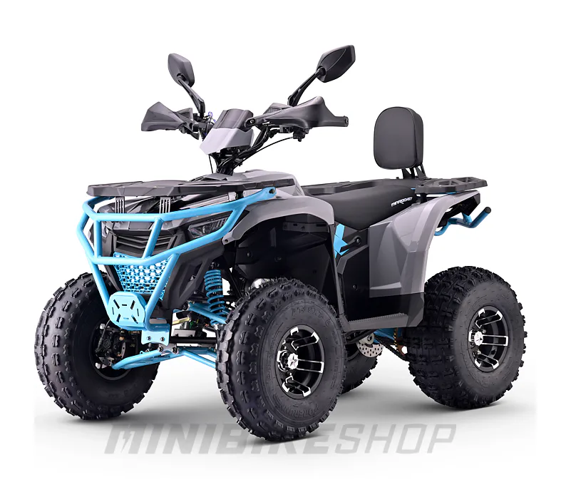 Štvorkolka MiniRocket Troodon 3+1 Deluxe sivo-modrá