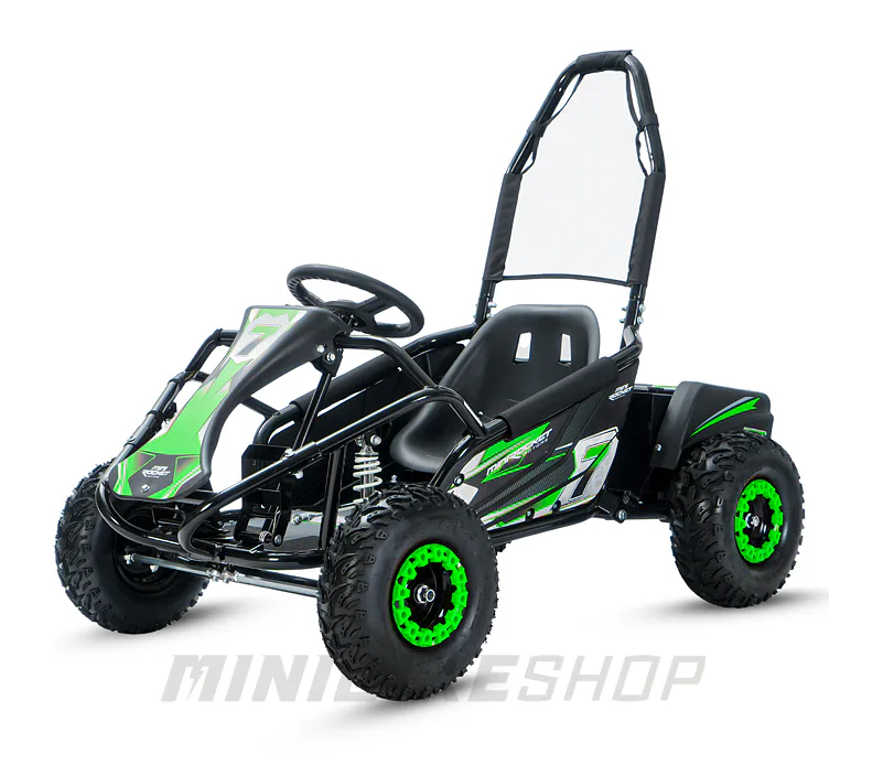 Akumulátorová bugina MiniRocket MudMonster 1000W, zelená