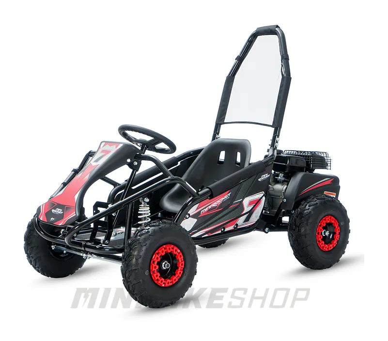 Detská bugina MiniRocket MudMonster 98ccm, červená