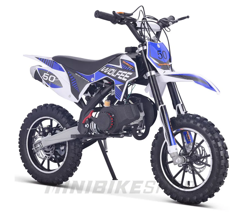 Minicross Gazelle 49ccm E-start - Modrý