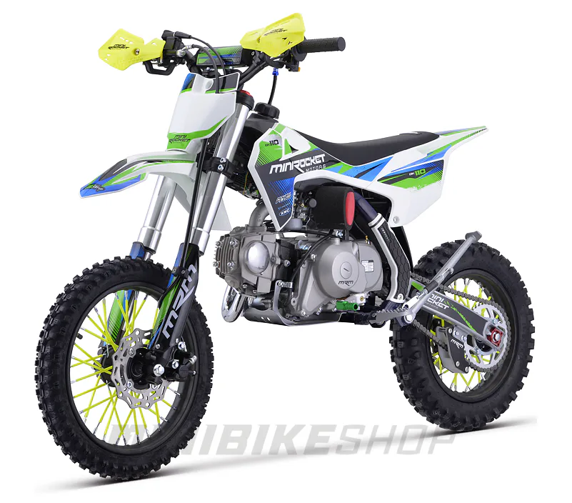 Pitbike MiniRocket DK110 poloautomat, modrý