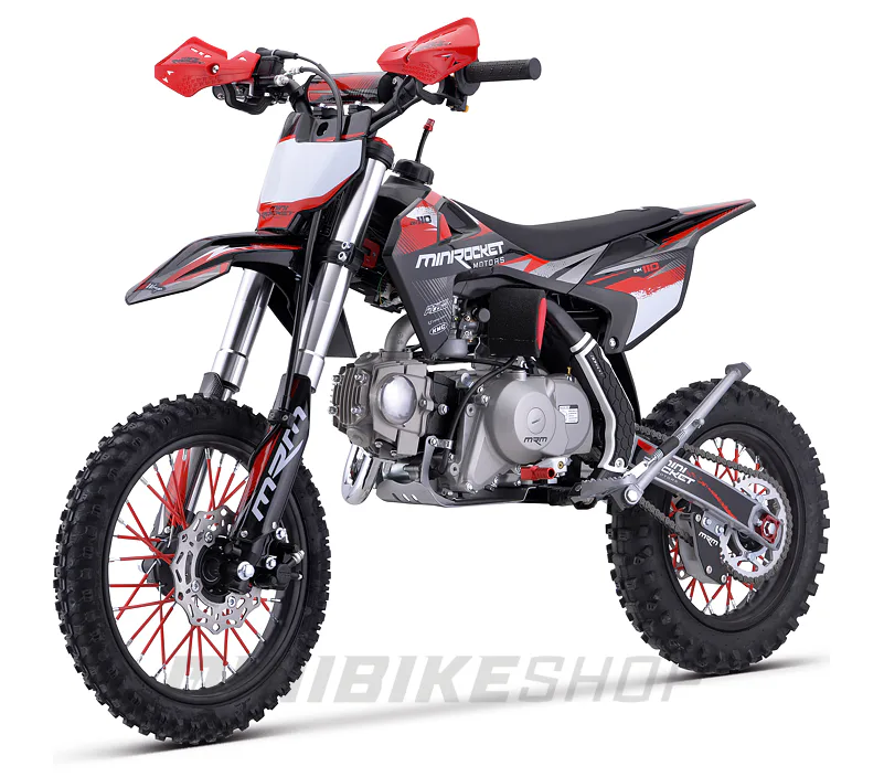 Pitbike MiniRocket DK110 Poloautomat, čierny