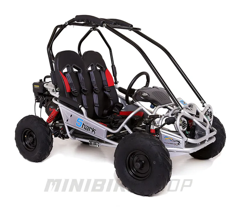 Detská buggy Shark 156 ccm – strieborná