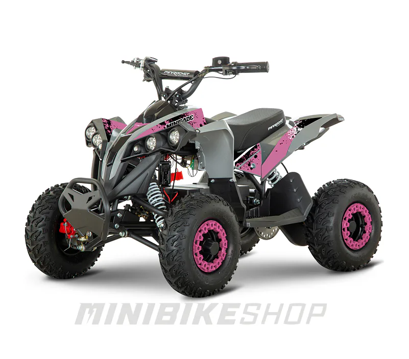 Štvorkolka MiniRocket MiniGade 1200W Grey Edition - Ružová