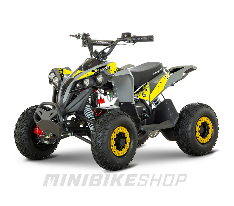 Štvorkolka MiniRocket MiniGade 1200W Grey Edition - Žltá