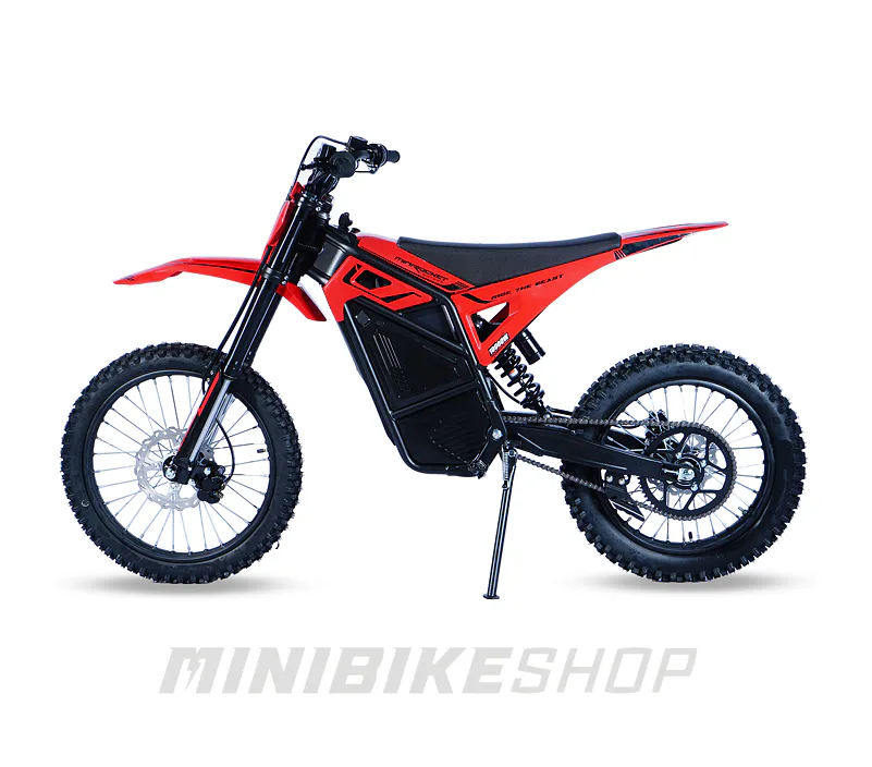 Elektrický pitbike MRM M8 10kW 19"/17" červený