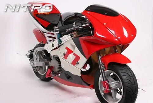 Minibike PS77, červená-čierna