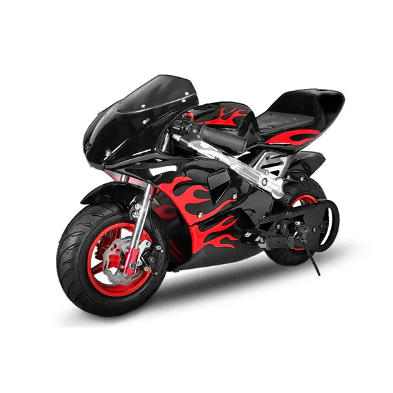 Minibike FLAME EDITION, čierno-červená