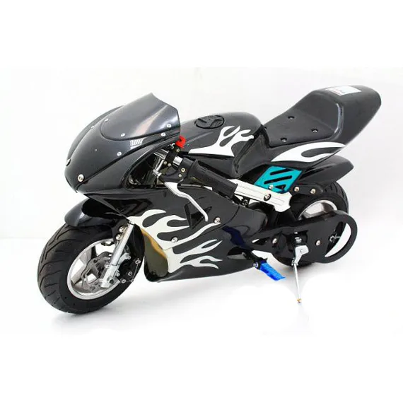 Minibike FLAME EDITION, černá-zelená