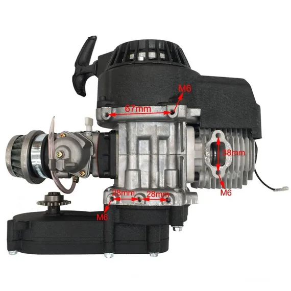 Kompletný motor 49ccm pre minicross