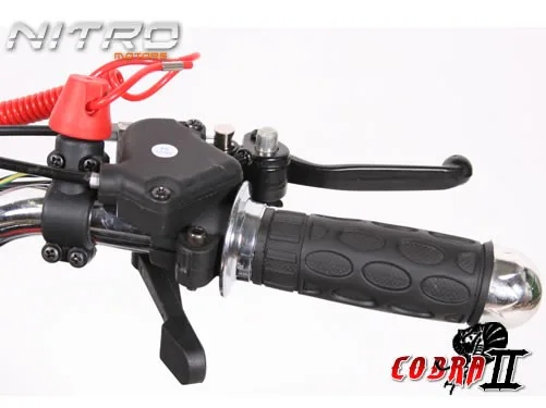 Dětská čtyřkolka ATV Cobra 2 49cc červená + el. start