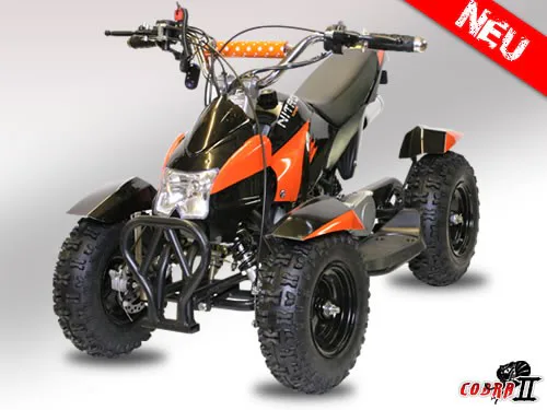 Detská štvorkolka ATV Cobra 2 49cc oranžová + el. štart