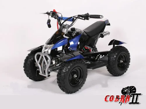 Dětská čtyřkolka ATV Cobra 2 49cc modrá + el. start