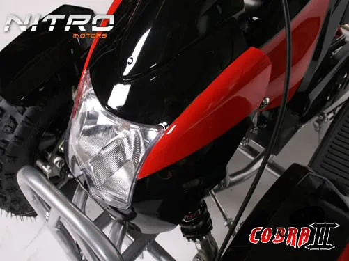 Dětská čtyřkolka ATV Cobra 2 49cc modrá + el. start