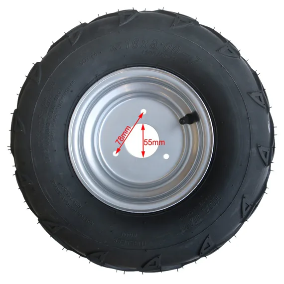 Kompletné koleso pre ATV, 16x8-7