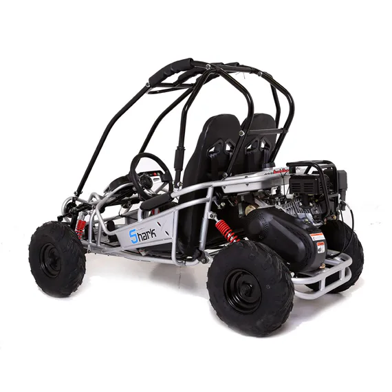 Detská buggy Shark 156 ccm – strieborná