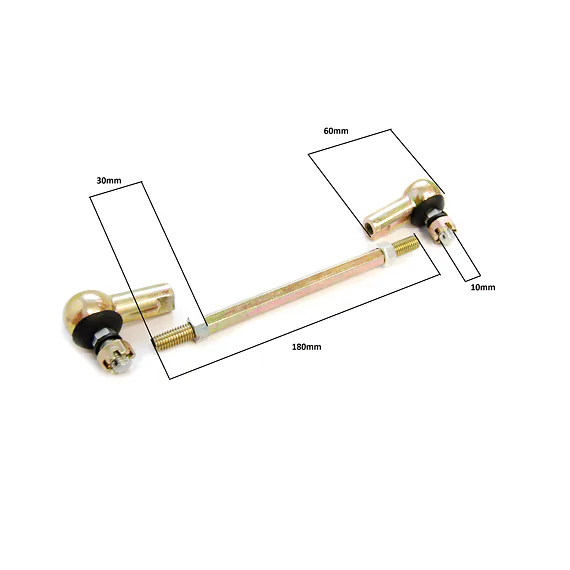 Tyč riadenia s čapmi ATV - 300 mm