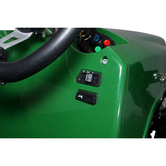 Záhradný traktor s prívesom 110ccm - Zelená