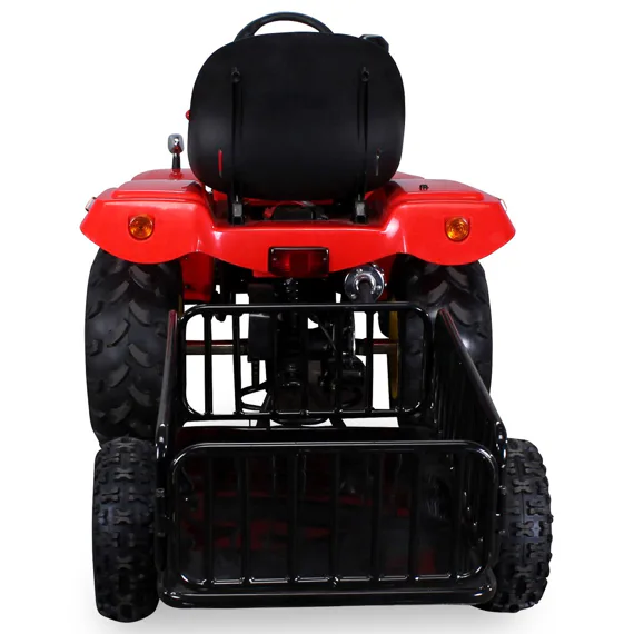 Záhradný traktor s prívesom 110ccm - Červená