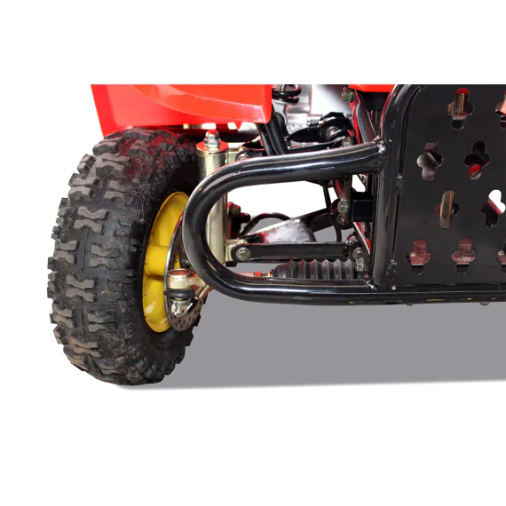 Záhradný traktor s prívesom 110ccm - Červená