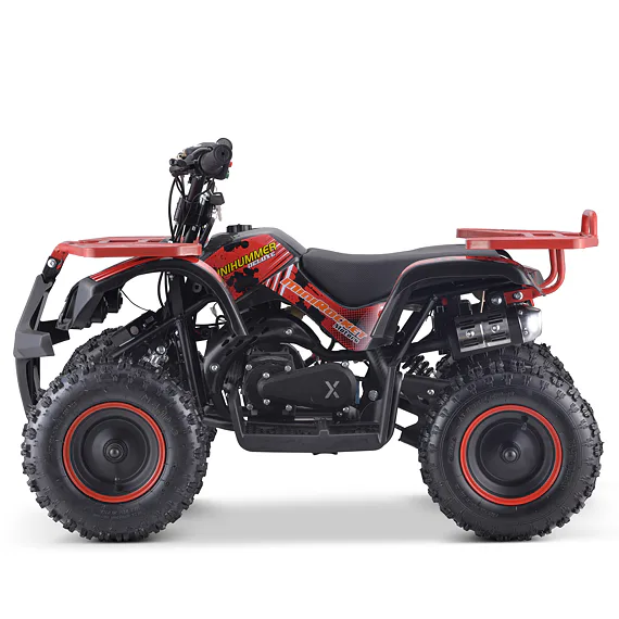 Detská štvorkolka MiniHummer Deluxe 49cc - Červená