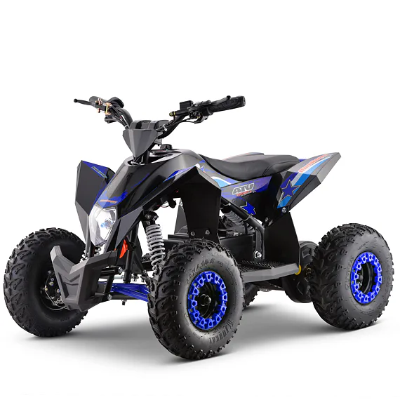 Dětská elektrická čtyřkolka FactoryTeam 1000W - Modrá