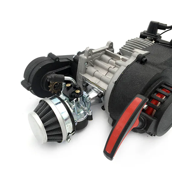 Motor pre minicross 49ccm s tuningovou prevodovkou a 15mm karburátorom
