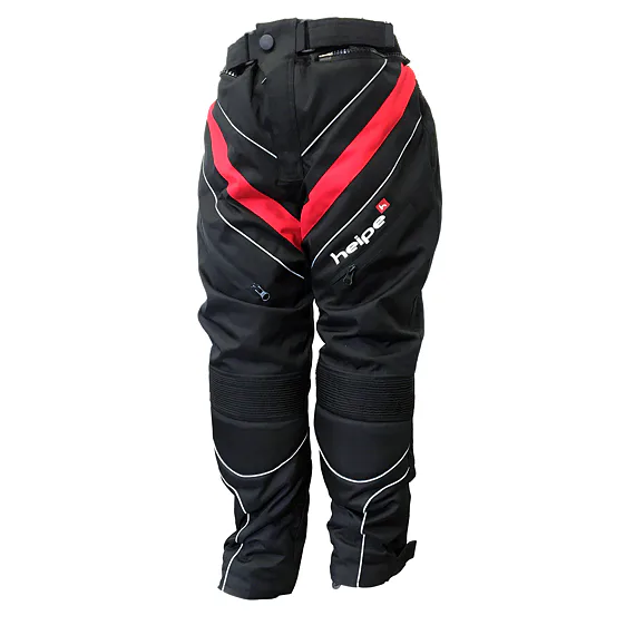 Dětské moto kalhoty HEIPE červené